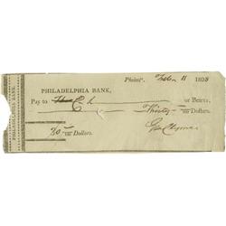 Declaration Signed George Clymer Document Signed Declaration Signed George Clymer Document Signed