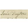 Image 2 : Constitution Signer Jonathan Dayton ALS Constitution Signer Jonathan Dayton Autograph Letter Signed