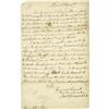Image 1 : Robert Dinwiddie (1721-1770), Signed Letter Robert Dinwiddie (1721-1770), Lieutenant Governor of Vir