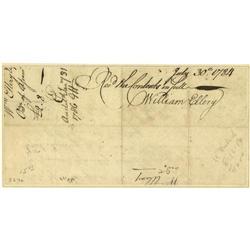 Declaration Signer William Ellery ES Declaration Signer William Ellery Endorsement Signed 