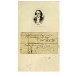 William Ellery (1727-1820) Autograph Endorsement William Ellery questions a bill for a Pillory for P