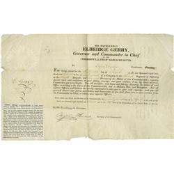 Declaration Signer Elbridge Gerry DS Declaration Signer Elbridge Gerry Document Signed