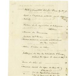 Declaration Signer Elbridge Gerry ALS Declaration Signer Elbridge Gerry Autograph Letter Signed