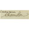 Image 2 : Alexander Hamilton, (1755-1804) Signed Letter Alexander Hamilton, (1755-1804) principal author of th