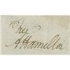 Image 2 : Alexander Hamilton Free Frank Signed Alexander Hamilton Free Frank Signed