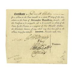 (Alexander Hamilton) Gouverneur Morris (1752 - 1 (Alexander Hamilton) Gouverneur Morris (1752 - 1816