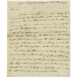 General Edward Hand writes en route to suppress General Edward Hand writes en route to suppress the 
