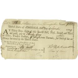 Declaration Signers Hopkinson & Gerry DS. Declaration Signer Francis Hopkinson Document Signed