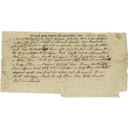 Declaration Signer Samuel Huntington ADS Declaration Signer Samuel Huntington Autograph Document Sig