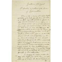 Samuel Huntington (1732-1796) Autograph Letter Samuel Huntington (1732-1796) Signer of the Declarati