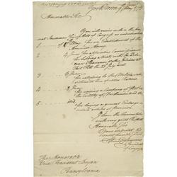Henry Laurens (1724-1792) Autographed Letter Henry Laurens (1724-1792) diplomat and President of the
