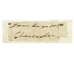 Charles Lee, Continental Army General- Signature No lot. [BR][BR]Important notice: