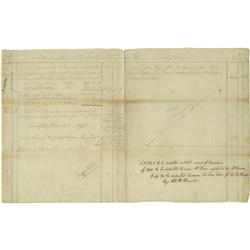 Declaration Signer Francis Lewis ADS Declaration Signer Francis Lewis Autograph Document Signed