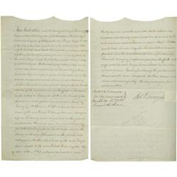 Livingston Family of NY Autograph Collection Livingston Family, Patroons of New York, Autograph Arch