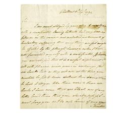 Robert Livingston Autograph Letter Signed . Robert Livingston Autograph Letter Signed