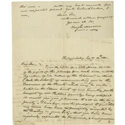 (Early Steamboats) Hugh T. Mercer, Two Autograph (Early Steamboats) Hugh T. Mercer, Two Autograph Le