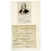 Image 1 : Frederick A. Muhlenberg, (1750-1801) Autograph Frederick A. Muhlenberg, (1750-1801) first speaker of