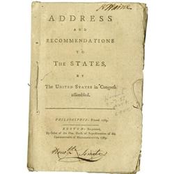 Robert Treat Paine Signed Book: Congress 1783 Declaration Signer Robert Treat Paine Signed Book: [I]