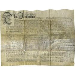 William H. Seward Letter Signed William Penn Makes an Incredibly Early Grant of Land to His Infant S