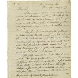 Autographs:Statesmen Timothy Pickering Autographs:Statesmen Timothy Pickering: Great Letter Protesti