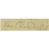 Image 2 : Edmund Randolph Signature and ADS Edmund Randolph Signature and an incomplete Autograph Document Sig