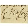 Image 3 : Declaration Signer George Ross ADS Declaration Signer George Ross Autograph Document Signed