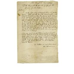 John Schuurman (?-?) 1776 NJ Autograph Letter John Schuurman (?-?) Barrack Master of New Brunswick, 