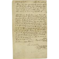 Declaration Signer James Smith ADS Declaration Signer James Smith Autograph Document Signed