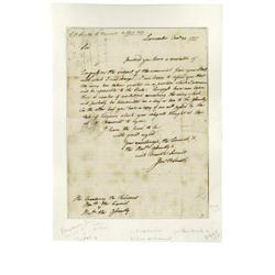 Jonathan B. Smith (1742-1812) Autograph Letter Jonathan B. Smith (1742-1812) Signer of the Articles 