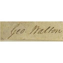 Declaration Signer George Walton Signature & ALS Declaration Signer George Walton Signature and Auto