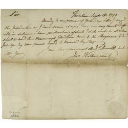 Declaration Signer John Witherspoon Rare ALS Declaration Signer John Witherspoon Autograph Letter Si