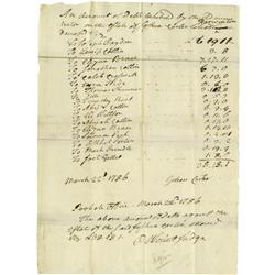 Declaration Signer Oliver Wolcott ADS Declaration Signer Oliver Wolcott Autograph Document Signed