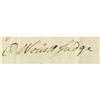 Image 2 : Declaration Signer Oliver Wolcott ADS Declaration Signer Oliver Wolcott Autograph Document Signed