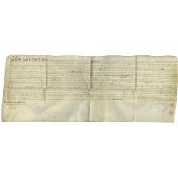 Scarce Document Signed by Peter Zenger's Attorne Scarce Document Signed by Peter Zenger's Attorney, 