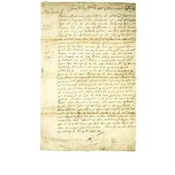 Colonial Document Regarding Trespassing. Colonial Document: Regarding Trespassing.