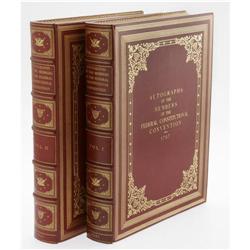 Constituitional Convention Complete Sigs  Extremely Important Bound Collection of Letters and Docume