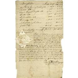(French and Indian War) Manuscript Document (French and Indian War) Manuscript Document, two pages, 