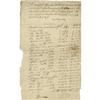 Image 2 : (French and Indian War) Manuscript Document (French and Indian War) Manuscript Document, two pages, 