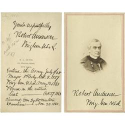 Robert Anderson- Signed Photo and Signature Robert Anderson - Signed Photo and Signature