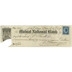 General P. Gustave Toutant Beauregard DS General P. Gustave Toutant Beauregard Document Signed