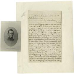 John Brown 1858 ALS to Franklin Benjamin Sanborn John Brown writes a year before Harper's Ferry: