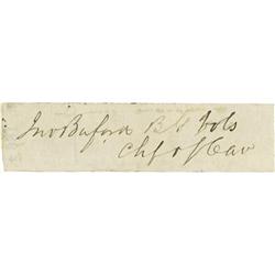 John Buford (1826-1863) Signature. John Buford (1826-1863) Union General in the Civil War, rare war 
