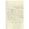 Image 1 : John Burns Old Hero of Gettysburg, Letter Signed John Burns, The Old Hero of Gettysburg, Letter Sign