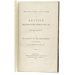 Edward Everett Signed Book: Dorchester in 1630 Edward Everett Signed Book: [I]Dorchester in 1630, 17
