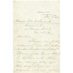 Winfield Scott Hancock Letter on Civil War Artis Winfield Scott Hancock Letter on Civil War Artist E