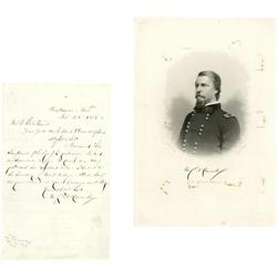 Winfield Scott Hancock Sends His Photo - to the Winfield Scott Hancock Sends His Photo - to the Secr