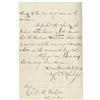 Image 2 : Winfield Scott Hancock Autograph Letter Signed.  General Winfield Scott Hancock Autograph Letter Sig