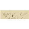 Image 3 : Winfield Scott Hancock, Signature. Winfield Scott Hancock, (1824-1886), Union General, an original w