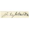 Image 3 : Joseph E. Johnston Autograph Letter Signed. Joseph E. Johnston Autograph Letter Signed