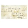 Image 1 : Gray Ghost John S. Mosby Autograph Note Signed John S. Mosby "The Gray Ghost" Autograph Note Signed